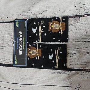 Snoozies Simply Pairables Owl Night Women's Crew Socks NWT Size 5-10